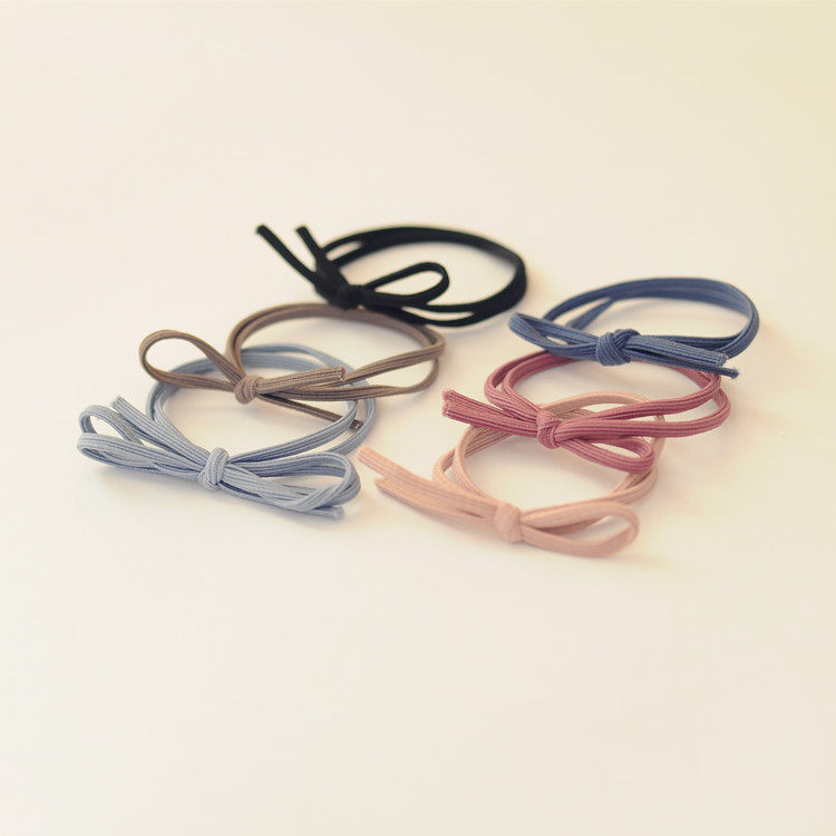 韩国简约森女系头绳扎头发马尾百搭皮筋发圈发饰气质小清新发绳