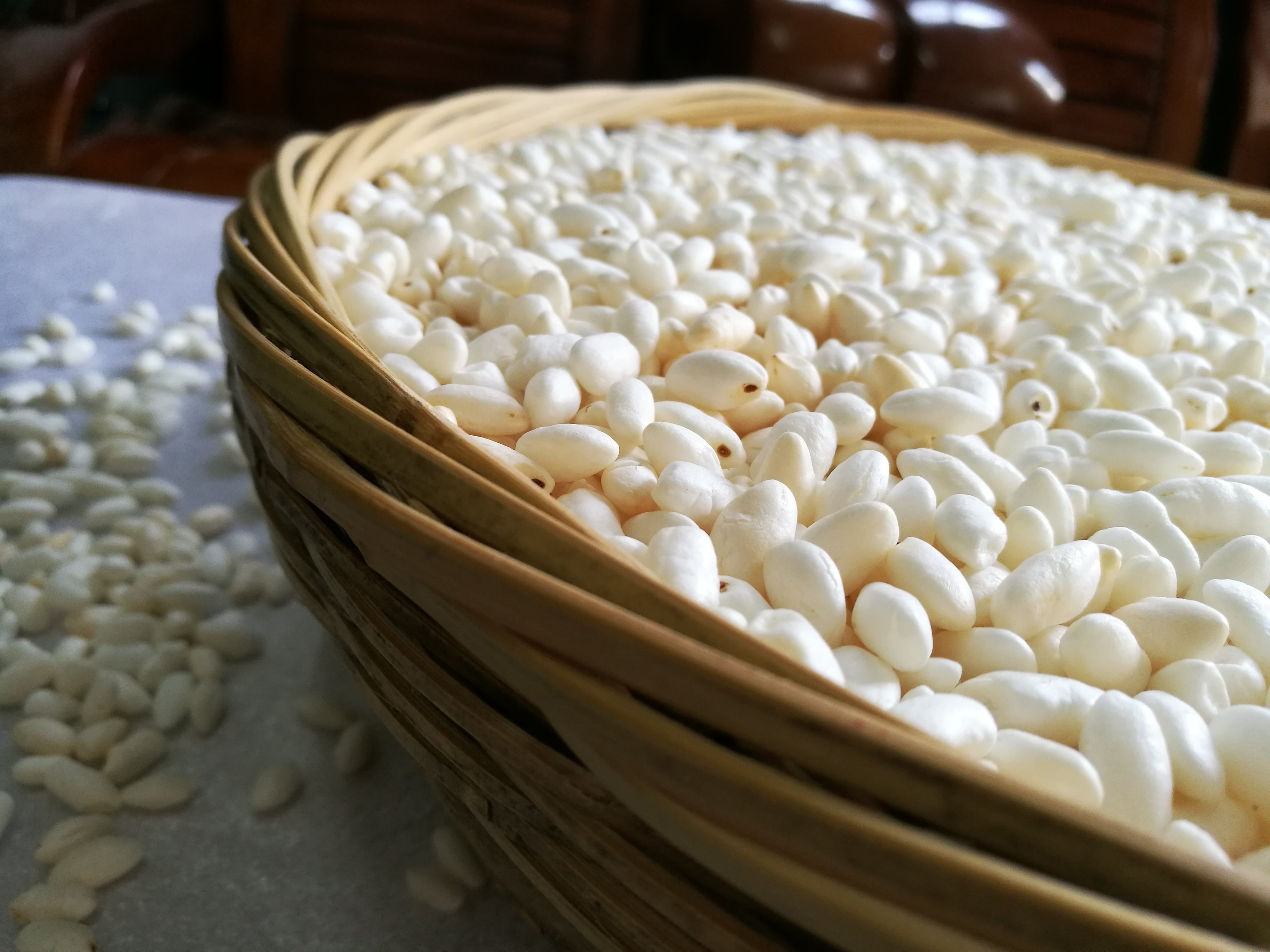 老式传统手工铁炭炉大米爆米花 满月大米花结婚炒米花350g