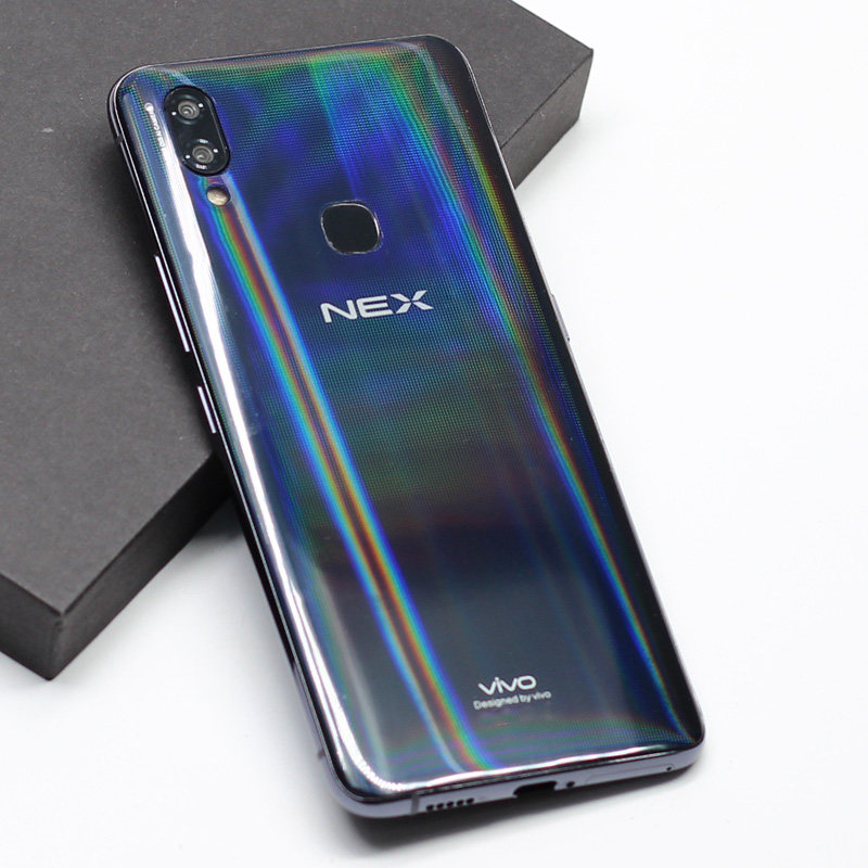vivo背膜nex手机贴膜全屏全覆盖软膜透明防爆高清水凝膜新款极光变色