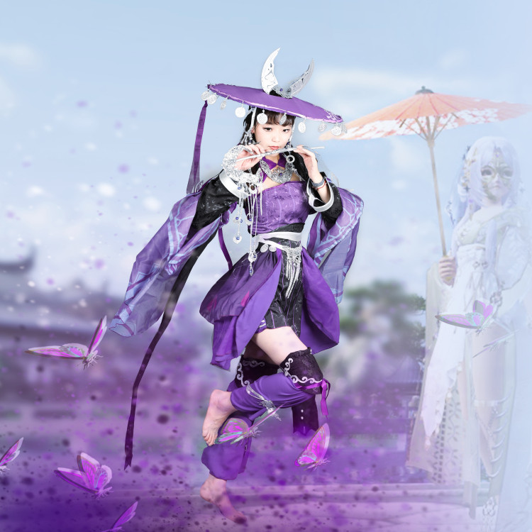 若水舫-驰冥毒萝五毒萝莉cosplay女服装剑三cos剑侠情缘三游戏cos