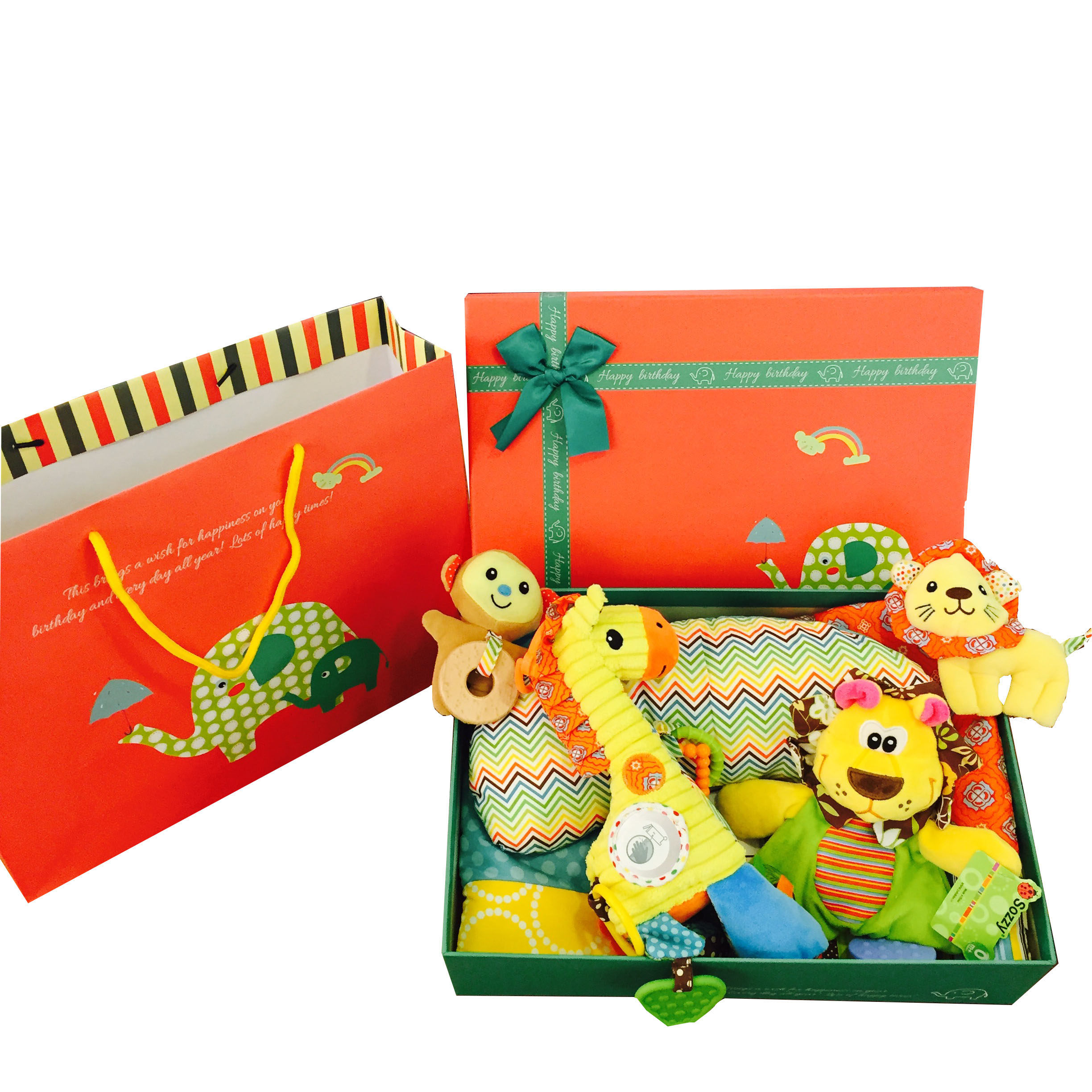 精美婴儿玩具礼盒,送礼自备两相宜!