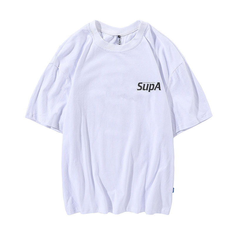 五分袖t恤男日系宽松