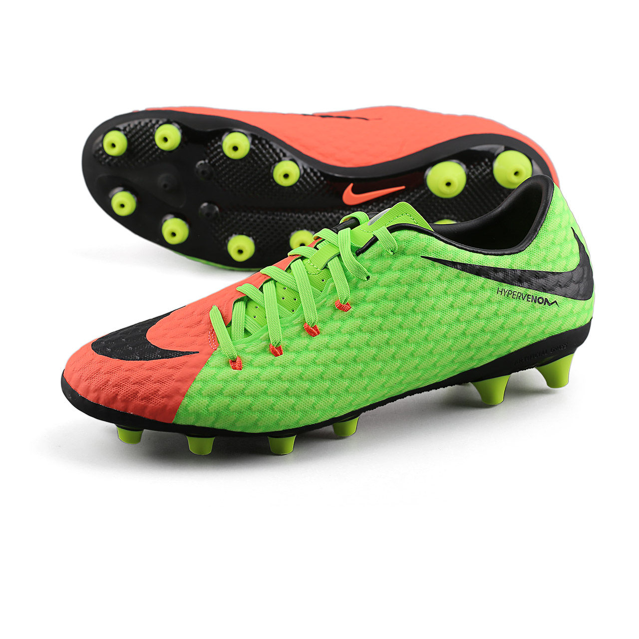 耐克男鞋2017春季新款ag毒蜂3代人造草运动足球鞋852559-308