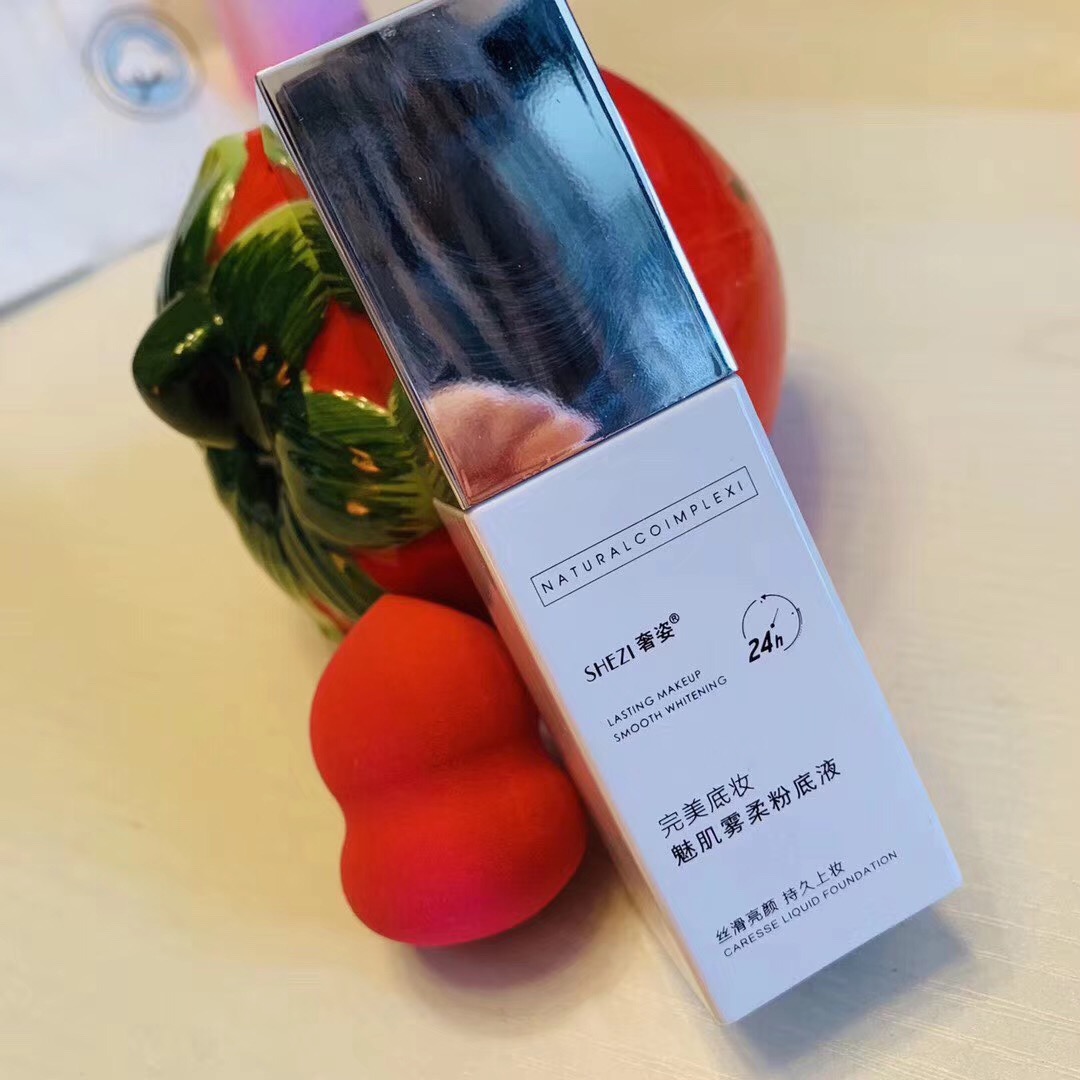 奢资化妆品_shezi奢姿魅肌雾柔滴管粉底液 持妆控油保湿化妆品专柜