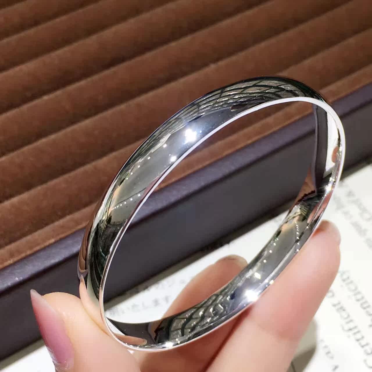 银手镯s9999纯银