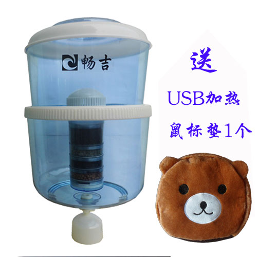 畅吉正品净水桶/饮水机专用过滤桶/可拆洗多层滤芯/促销送鼠标垫