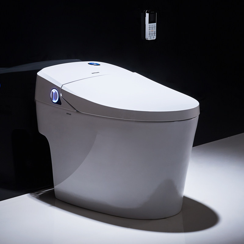 安华即热坐便器遥控自动冲水烘干座便器电动一体智能马桶ab13007