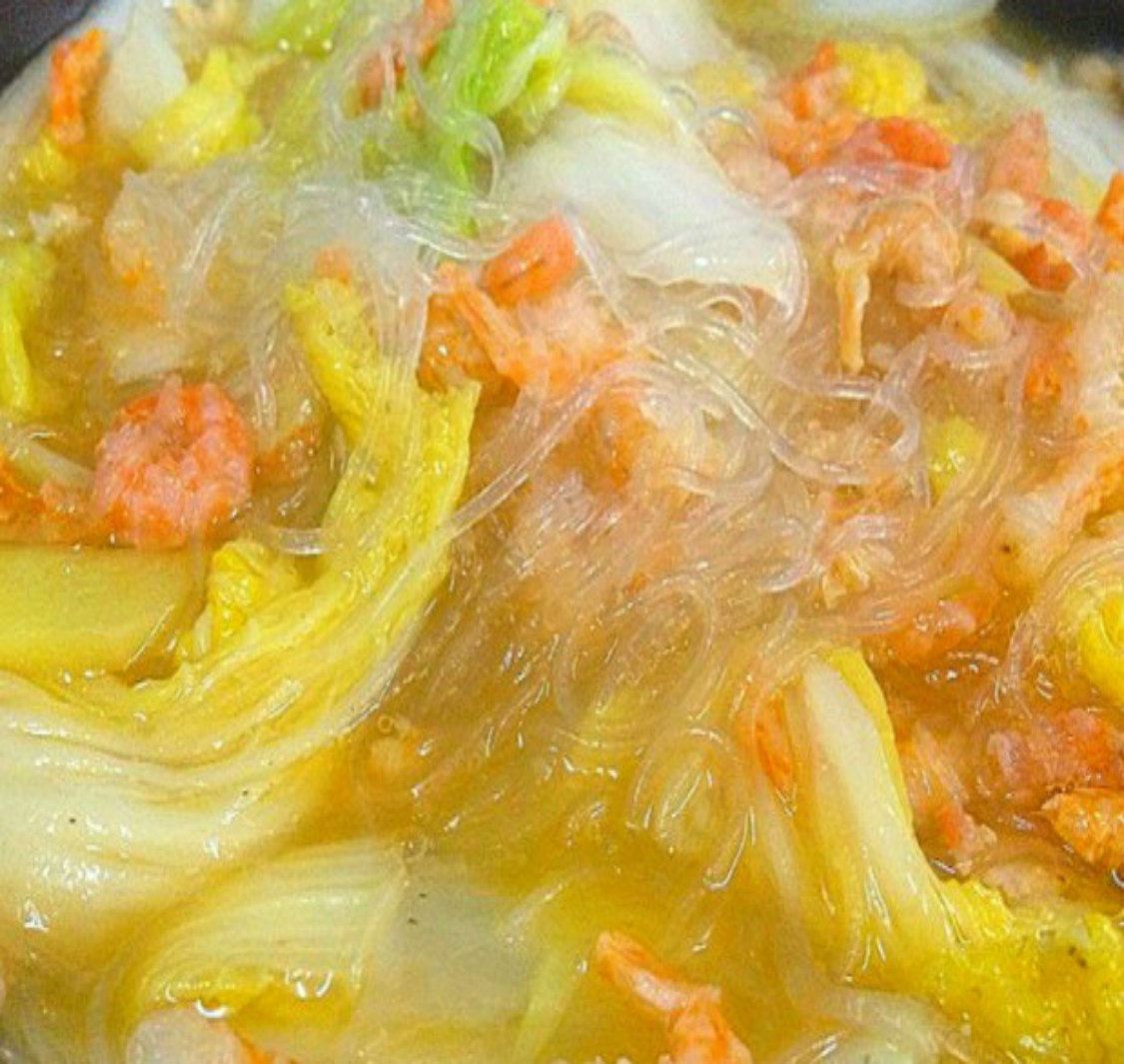 三亚聪润海鲜餐厅订餐外卖送餐 海米白菜粉丝煲 冲冠特价