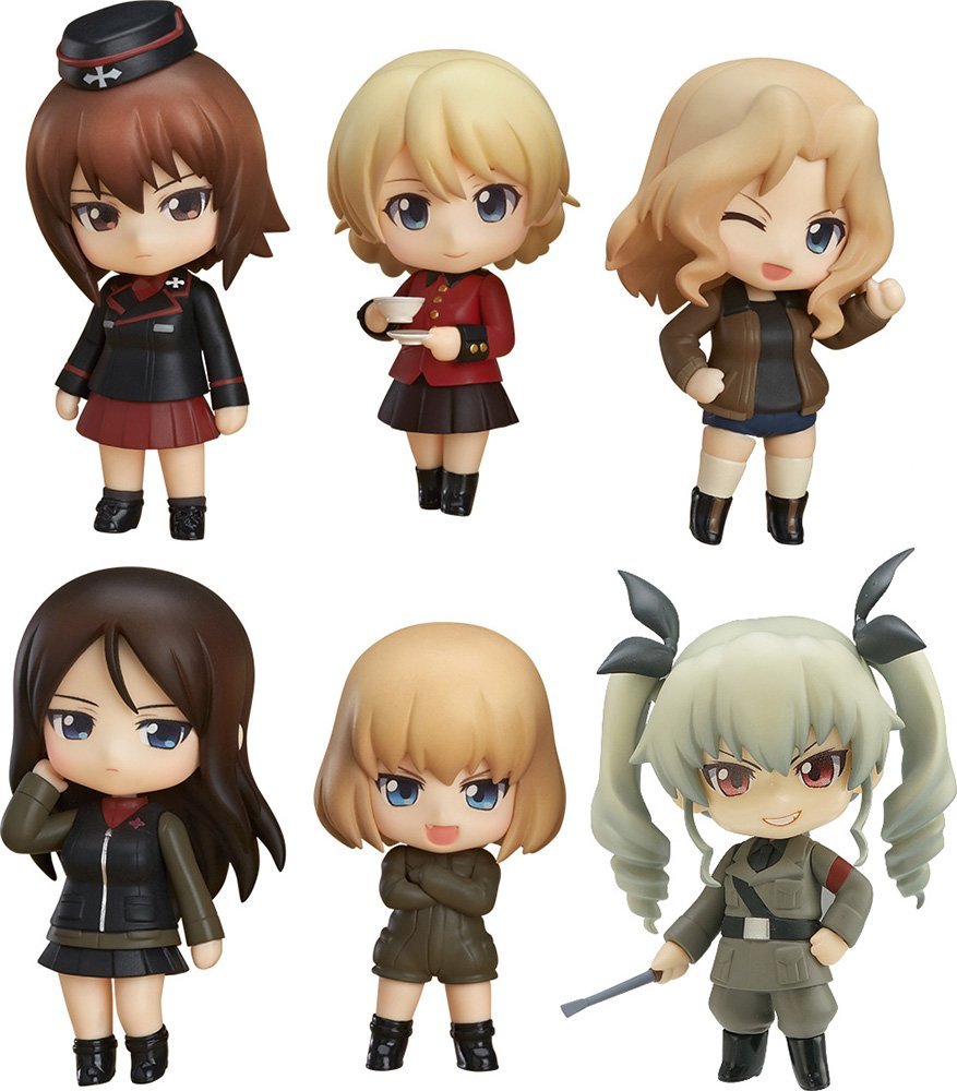 gsc 盒蛋 粘土人petit 小手办 少女与战车 第3弹 全6种 手办日版