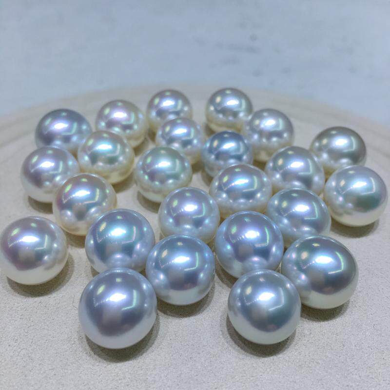 天然珍珠耳环 圆形