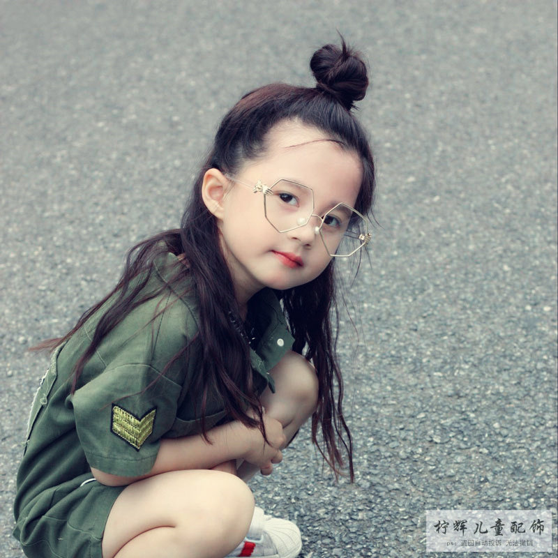 天天特价儿童眼镜公主文艺小孩平光小眼睛男童女童宝宝亲子镜框潮