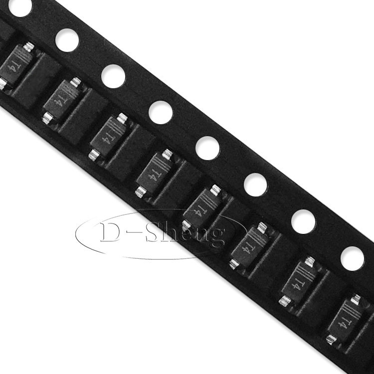 热销sod123_长电贴片二极管 1n4148 1n4148w sod-123 丝印:t4 1206