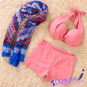 温泉游泳衣女三件套