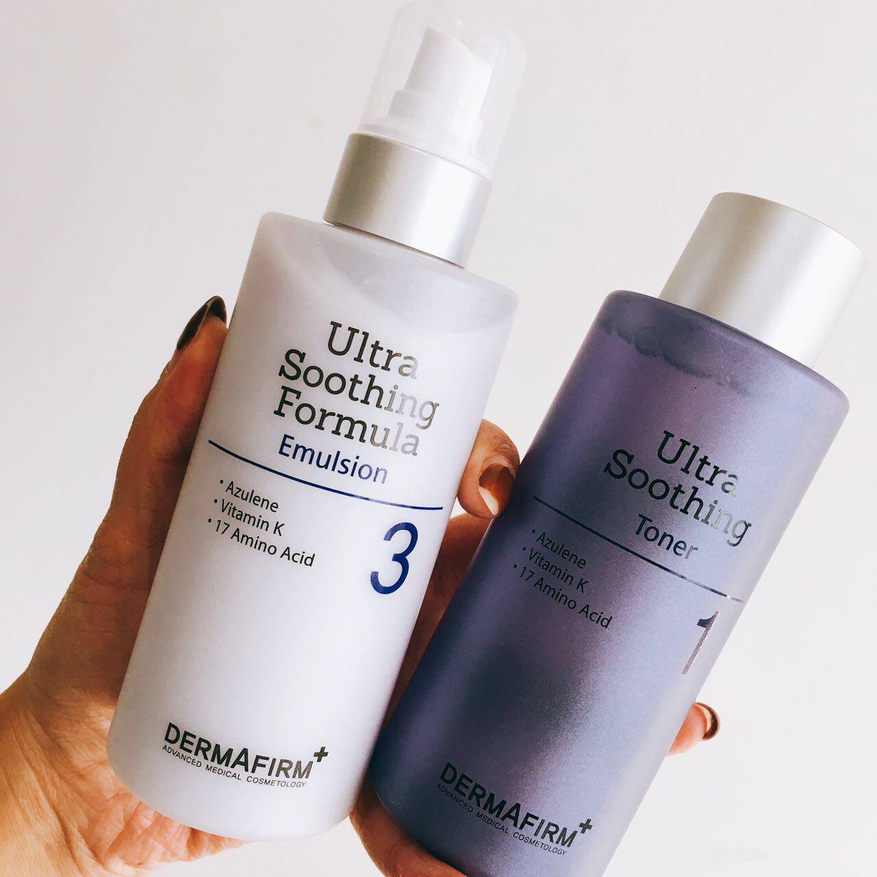 dermafirm德妃紫苏水乳套装舒缓保湿补水镇定调节ph修复再生200ml