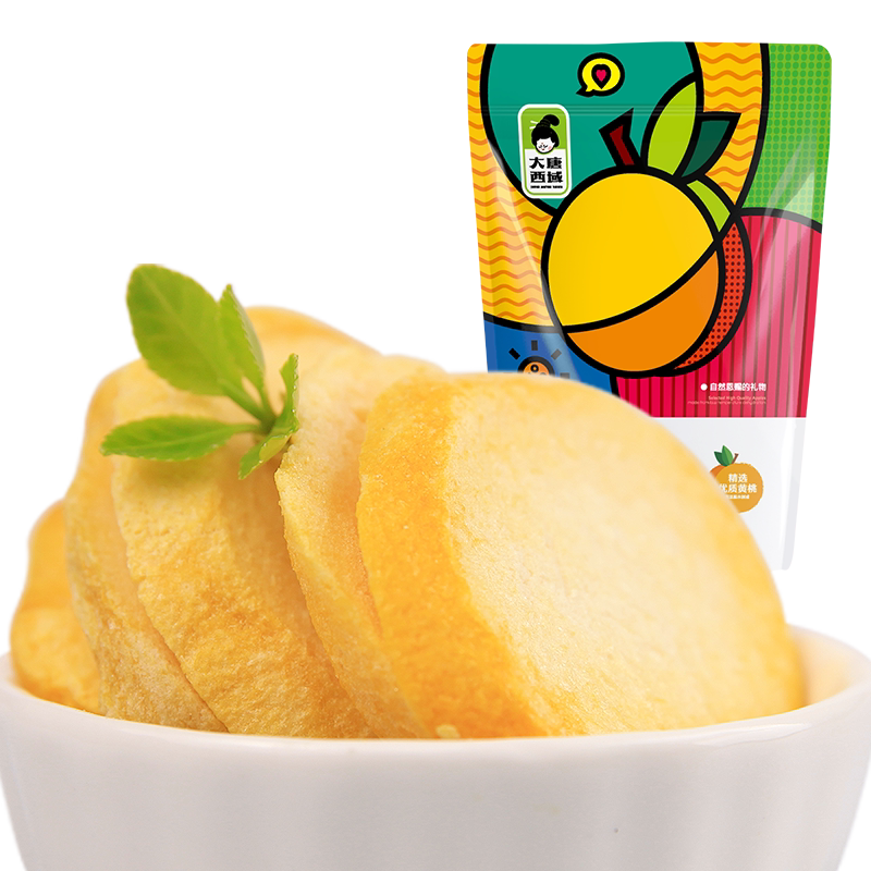 大唐西域草莓冻干哈密瓜干蟠桃葡萄黄桃冻干30g*10袋组合休闲零食