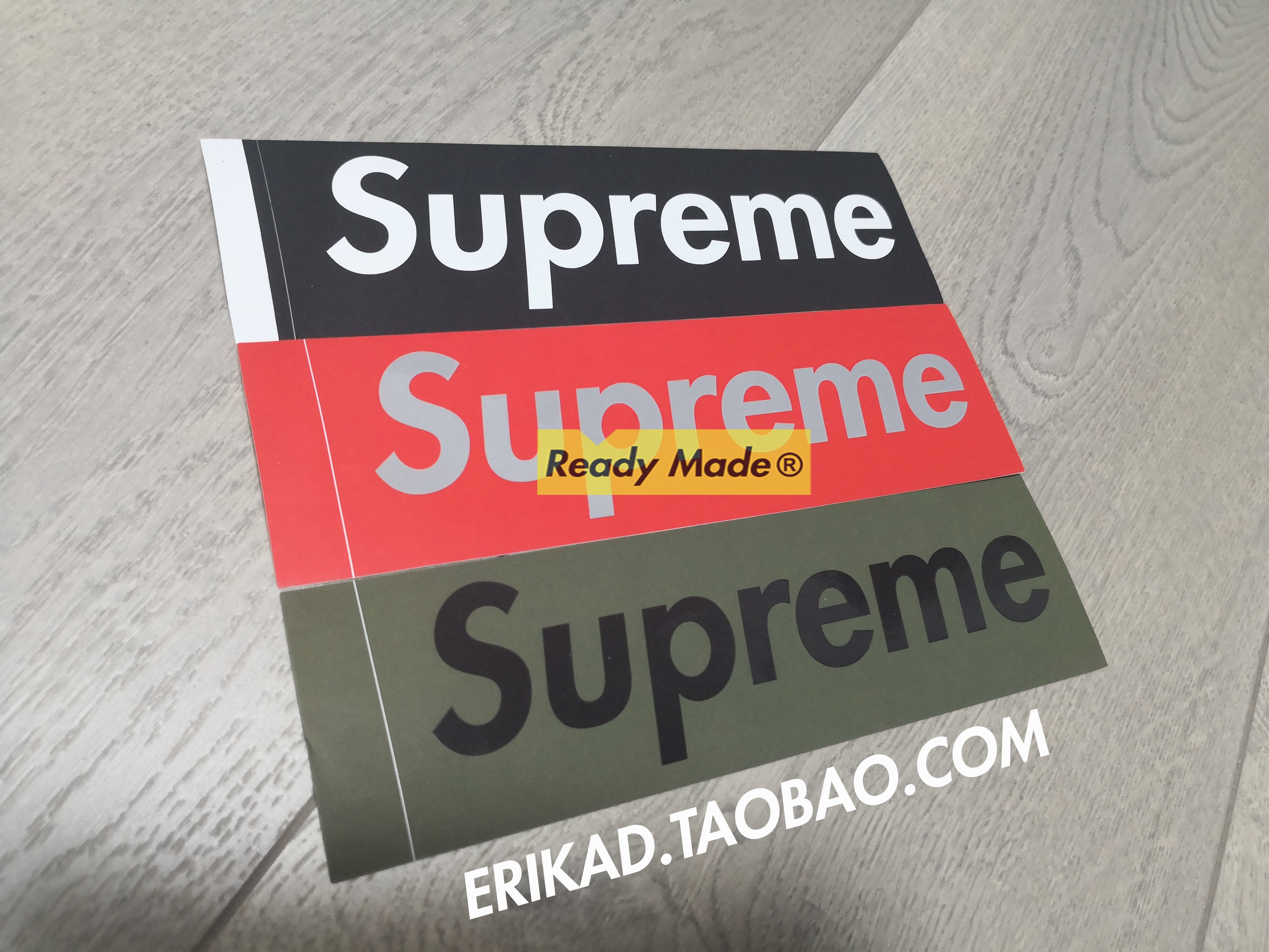 热销supreme box_supreme 98 og paper box logo sticker 初代 贴纸