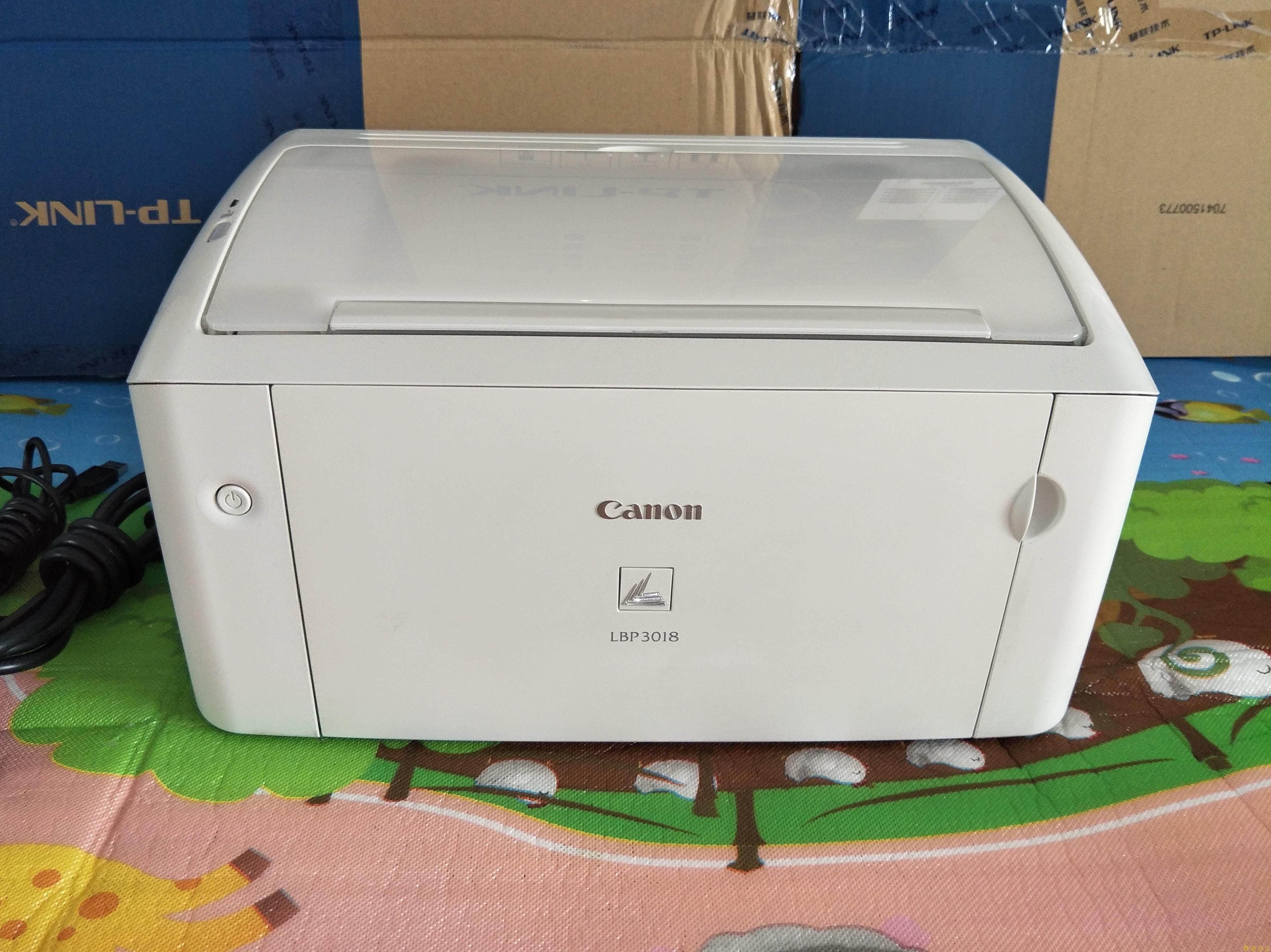 高速打印机 黑白激光_佳能lbp3018黑白激光打印机 家用办公小巧高速