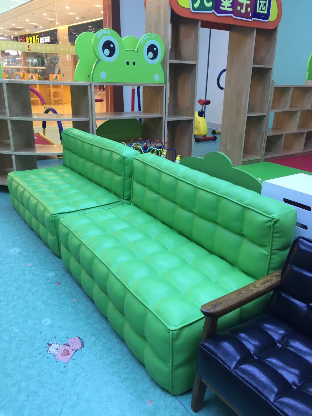 新款儿童沙发卡座可拼接组合多色小沙发幼儿园亲子园早教阅读沙发