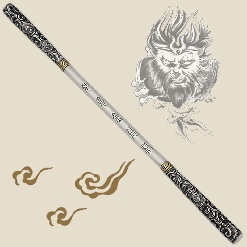 金箍棒定海神针大圣归来紧箍咒孙悟空纯银s999手工祥云情侣手镯