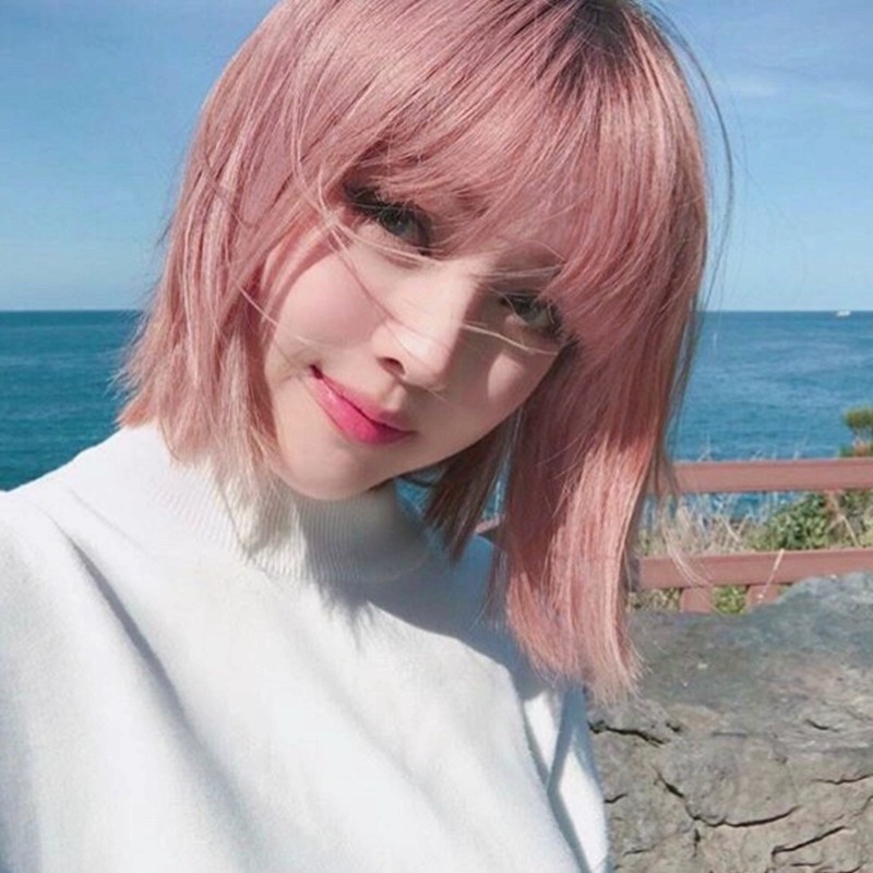 抖音无痕空气刘海假发女短直发包脸气质假毛萝莉女生化妆全头套优惠券