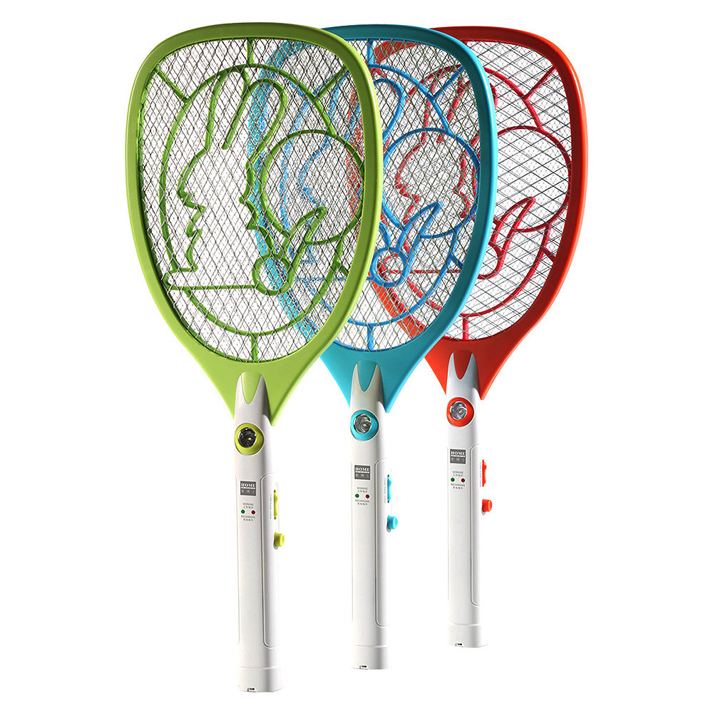 家博士锂电池电蚊拍充电式电苍蝇拍强力大号网面灭蚊拍打蚊子电拍