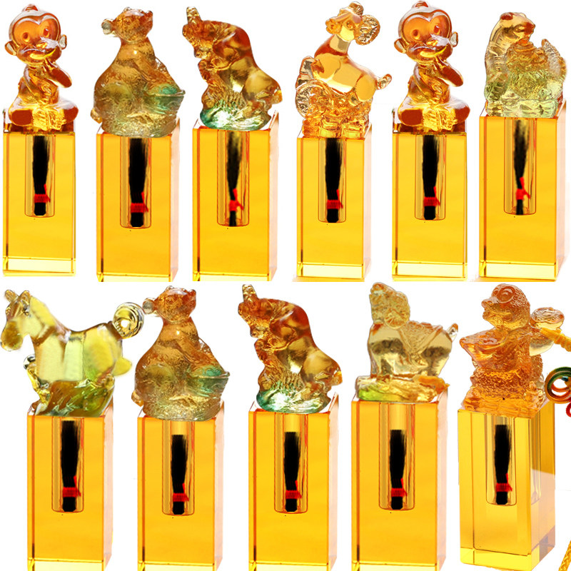 胎毛纪念品diy自制婴儿生肖鸡宝宝制作胎发章新生儿脐带章印章