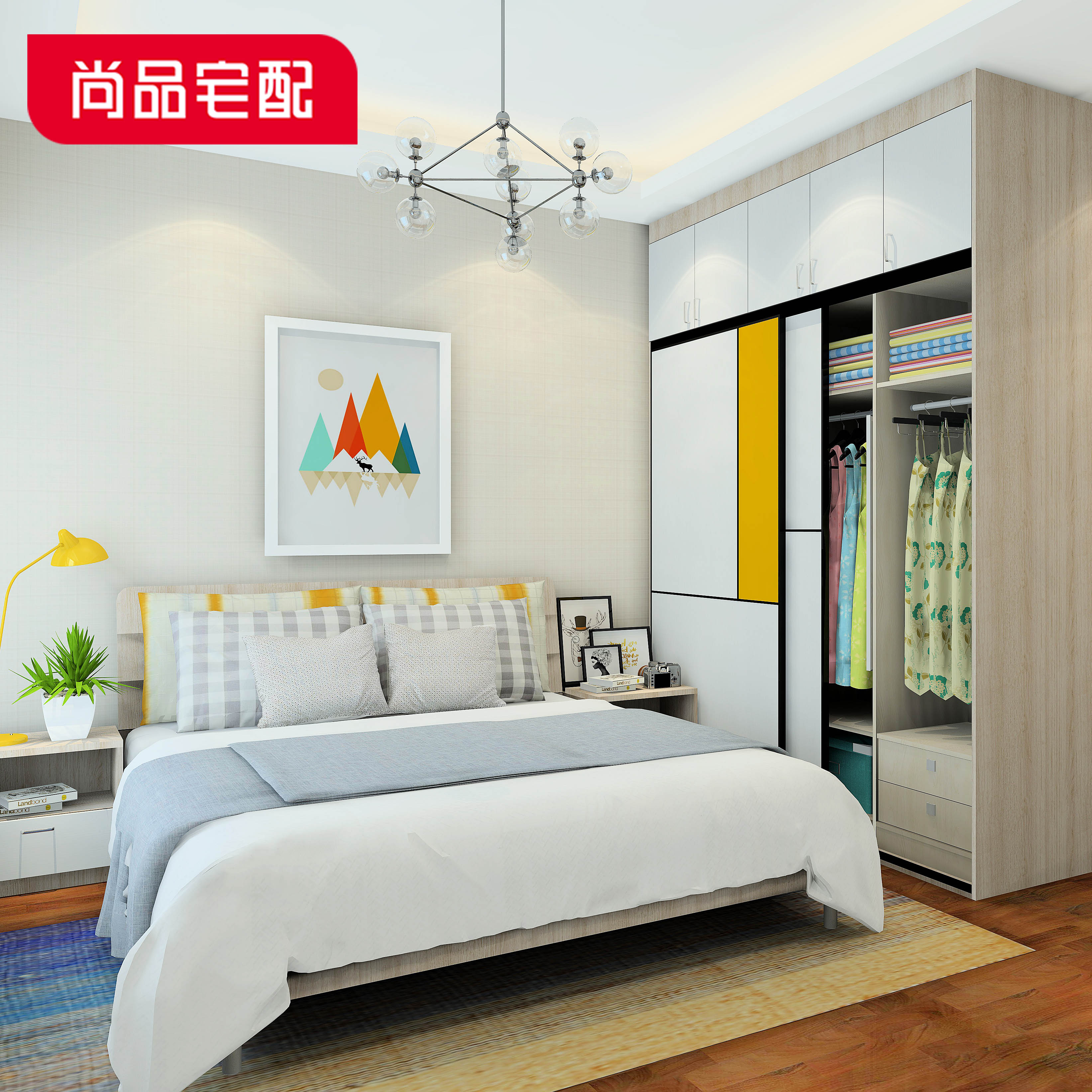 尚品宅配壁柜衣柜a24433_尚品宅配衣柜定制_太平洋家居网产品库