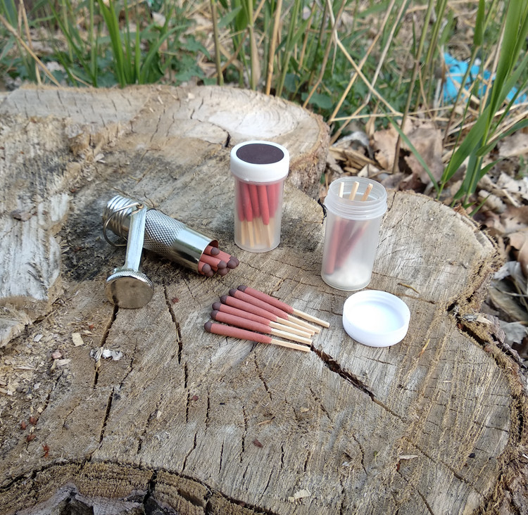 户外装备_52bushcraft 防风防水火柴户外野营求生装备防潮应急火柴