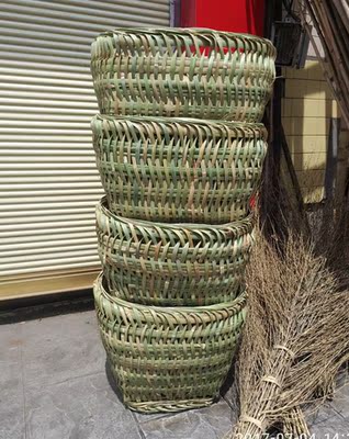 筐篓竹编竹篓竹筐大号特大环卫垃圾大篓子环保建筑卖菜