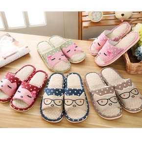 棉拖鞋 情侣 可爱