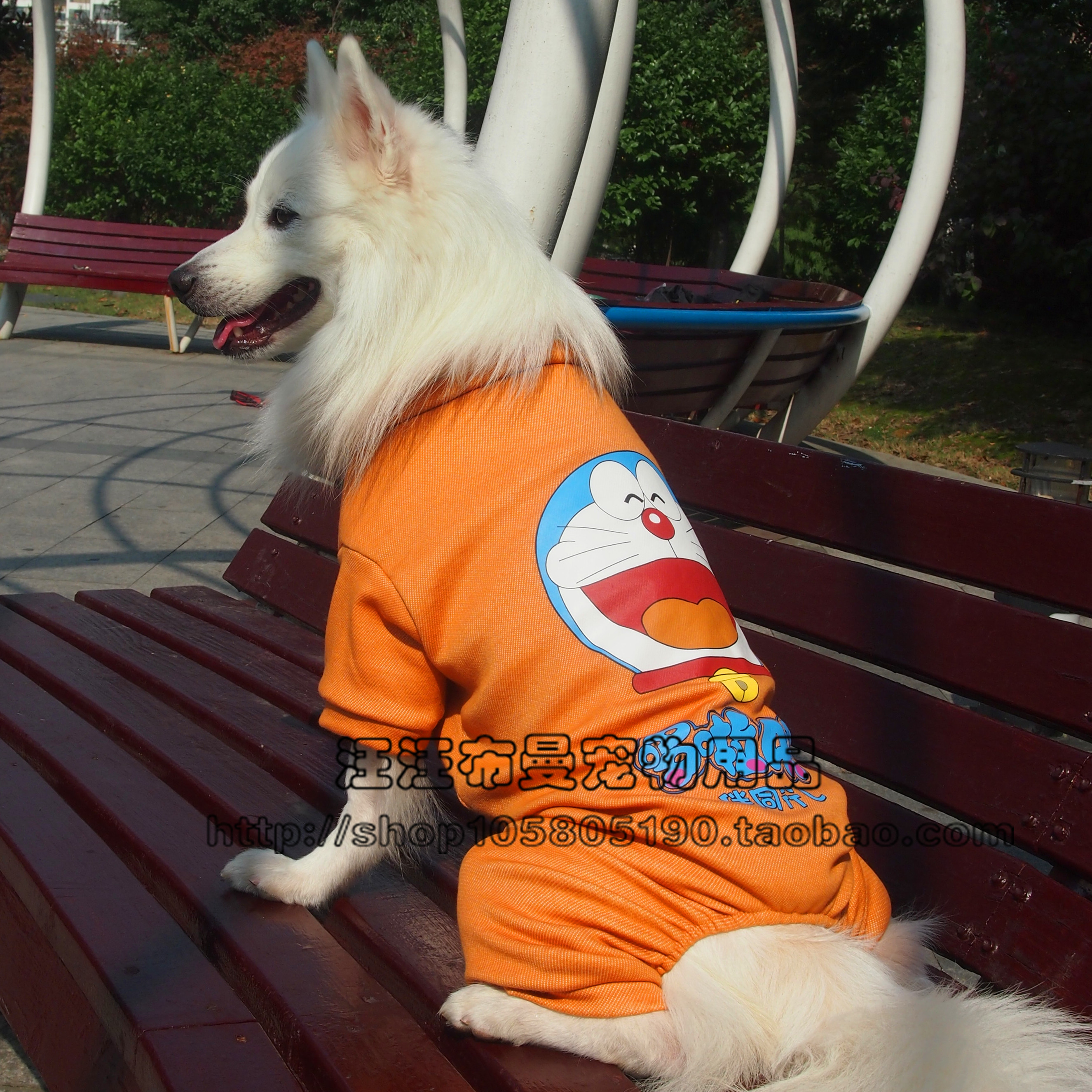 狗狗衣服中大型犬大狗金毛萨摩拉布拉多衣服背带裤连体春秋四脚衣