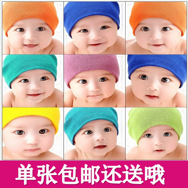 漂亮宝宝图片墙贴画bb大海报娃娃照片备孕男女婚房娃娃画胎教相片