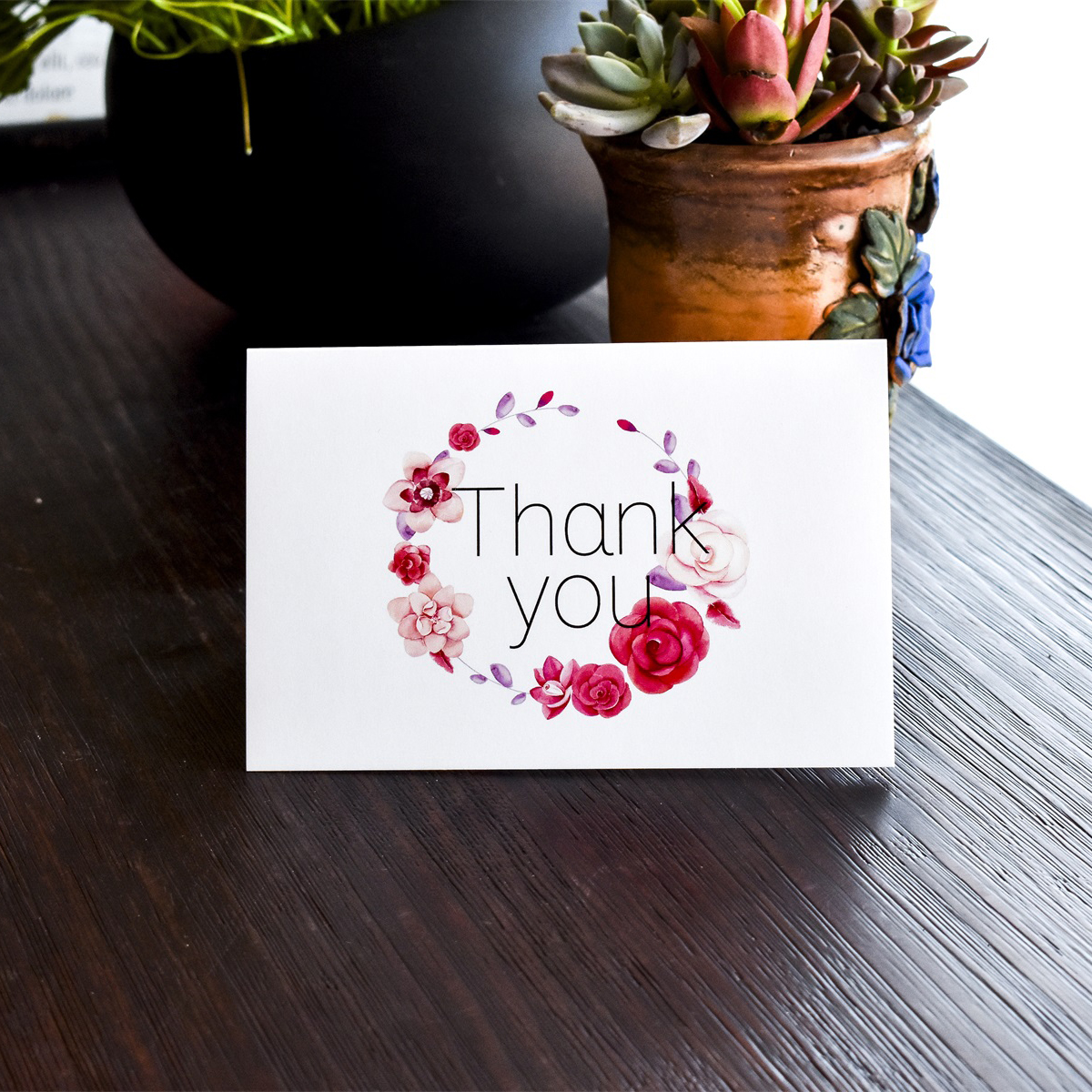 婚礼卡片_创意感谢卡thank you卡片毕业婚礼答谢卡员工客户感谢卡优惠