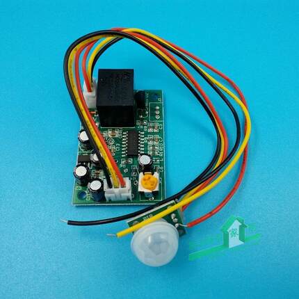 12v人体红外线热释感应开关模块 光感应开关人体红外 灯光广告机_7折