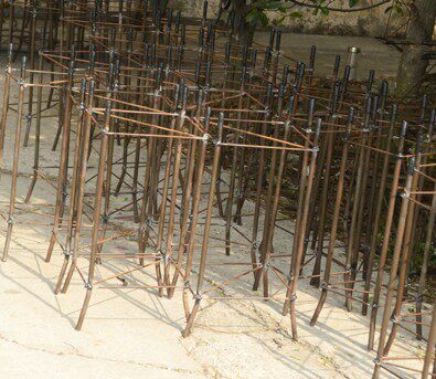 监控立杆基础道路灯地笼监控杆地笼庭院灯地笼庭院灯高杆灯预埋件_双