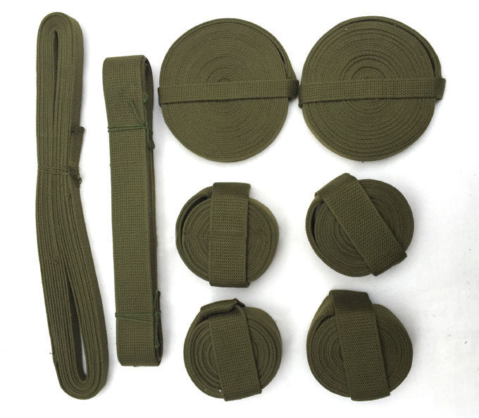 07背包绳单位军训户外应急打包带军绿编织绳子帆布捆被带行李绑带