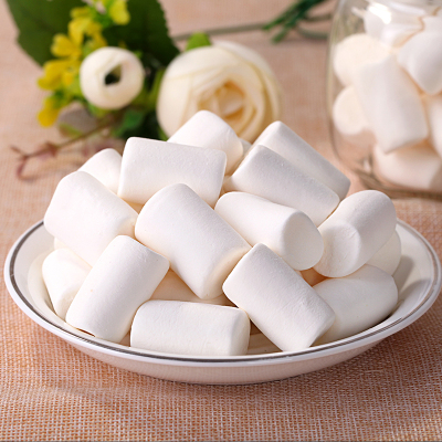 伊高纯白色棉花糖1000g两斤装烘焙烧烤做牛轧糖 diy原料包邮