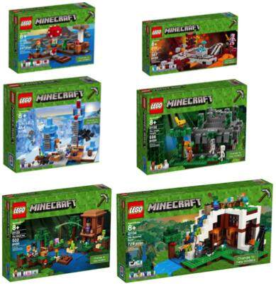 我的世界2017_乐高 lego 21129 21130 21131 21132 21133 21134 我的