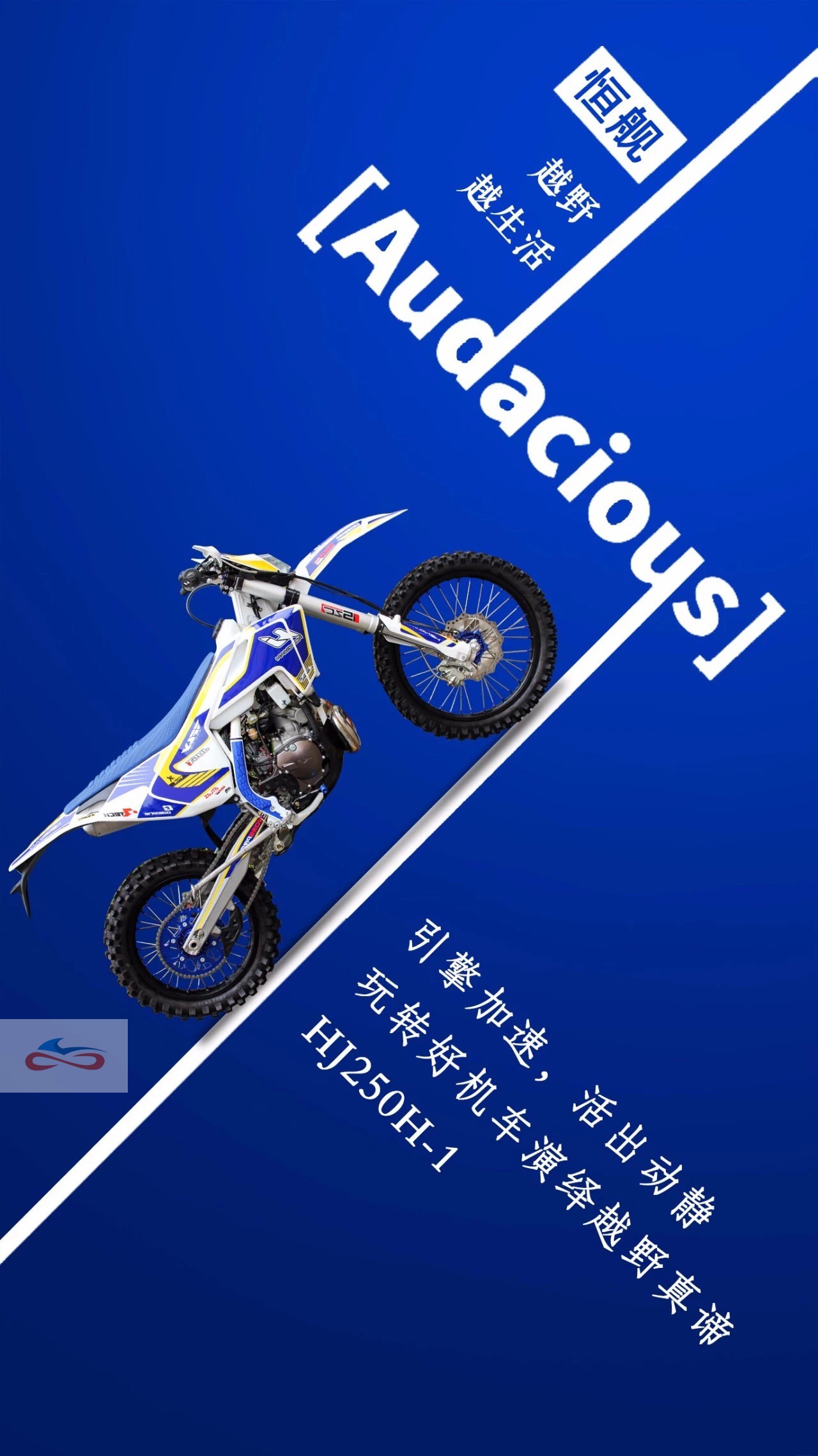 热销高赛摩托车 越野_恒舰250 两冲250 越野摩托车2t/nc /cbf 山地车