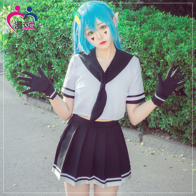 特价凹凸世界cos服_凹凸世界柠檬妹cos安莉洁cosplay水手服装女jk制服