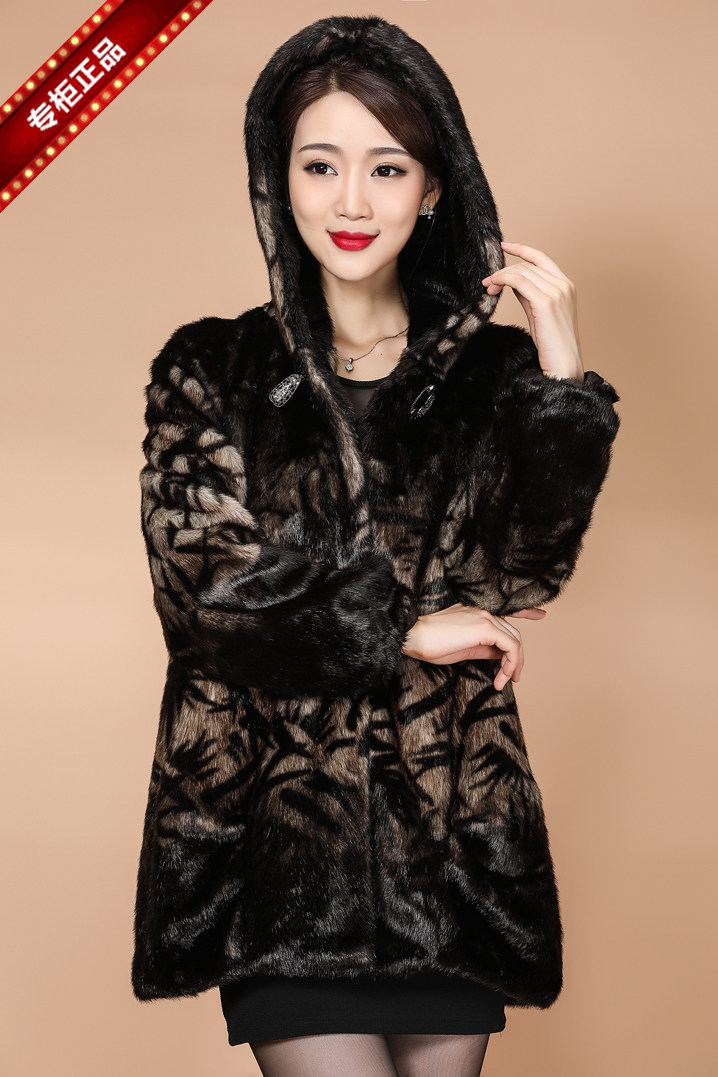 貂皮大衣女整貂 皮草