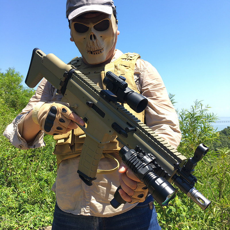 省5元 玩具发射cs吃鸡手动ak47水弹枪瞄准镜野战装备真人狙击供下仿真