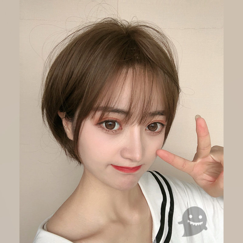 cut超短发 假发女时尚bobo头圆脸 可爱修脸优惠券
