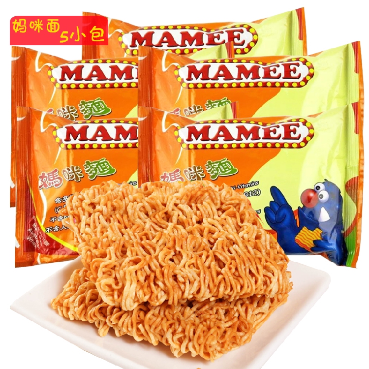 马来西亚进口 妈咪面点心面300g干脆面方便面即食面休闲零食小吃