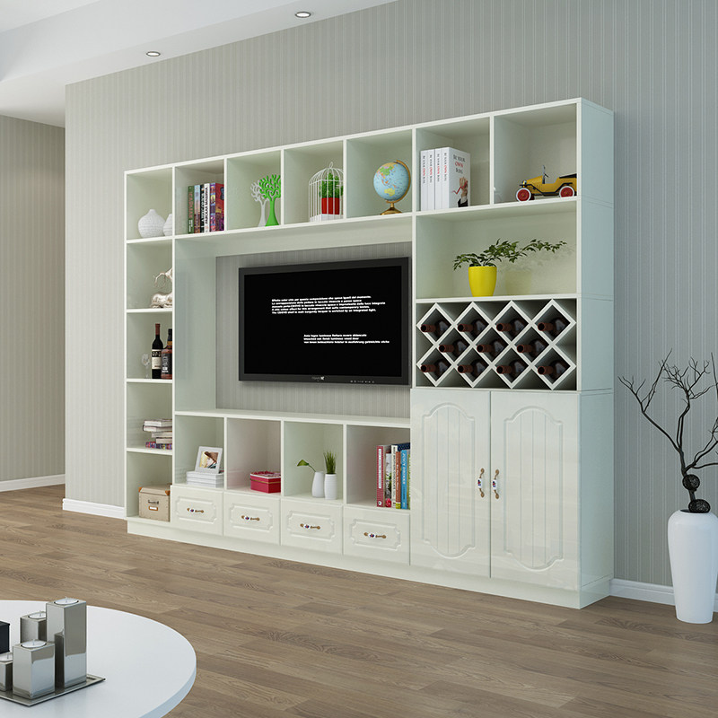 小柜子客厅 多功能 现代简约_现代简约小户型客厅储物柜子多功能卧室