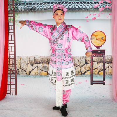 戏曲武生抱衣京剧服装戏剧用品服饰英雄打衣太保衣三岔口武生报衣