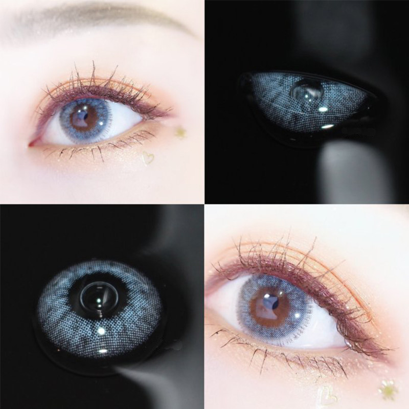 润瞳绿色cos混血美瞳欧美女网红同款棕大小直径粉年抛男隐形眼镜