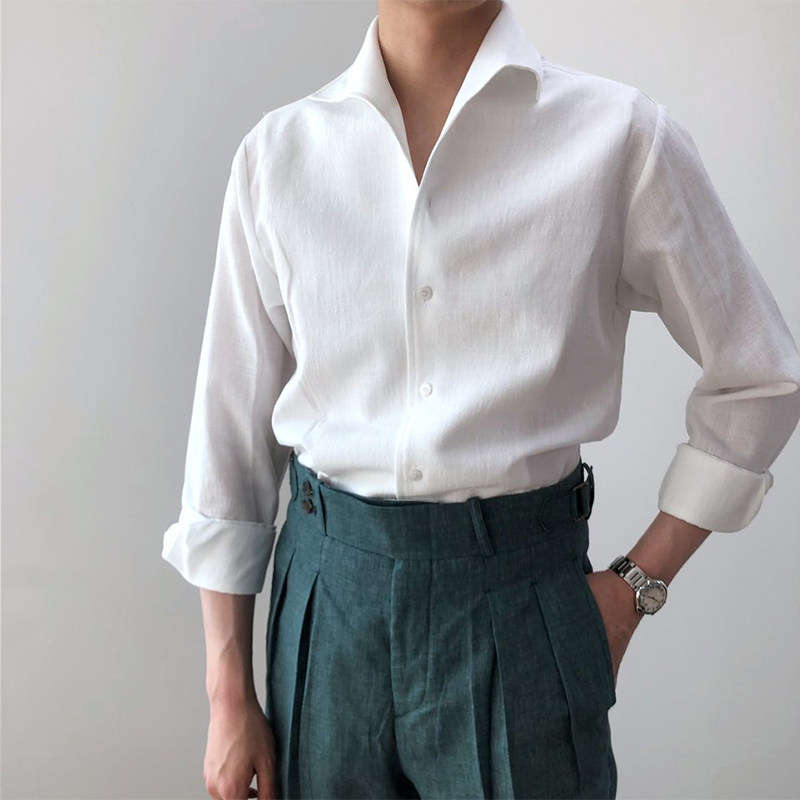 长袖衬衫白色_推荐现货!