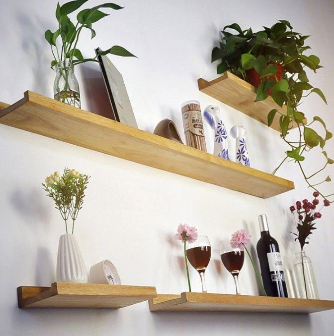 花架厨房挂墙墙体新品墙上置物书架搁板收纳酒架绿萝托板展架墙面已售