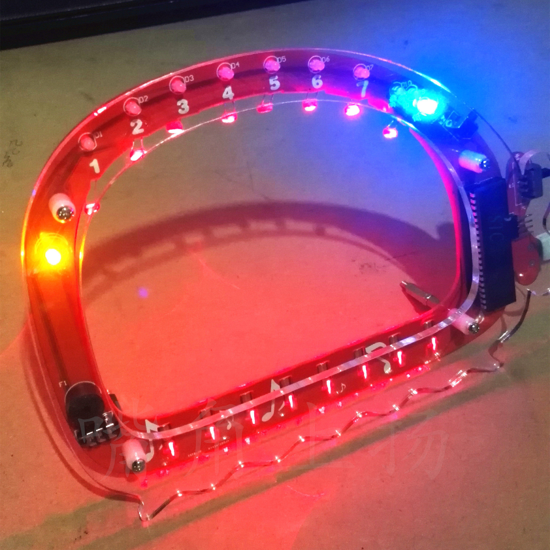 单片机diy套件_51单片机 激光竖琴 电子diy套件散件 创意毕设计材料